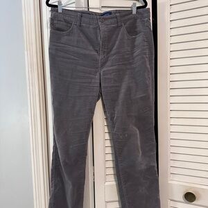 Talbots Charcoal Corduroy Trousers